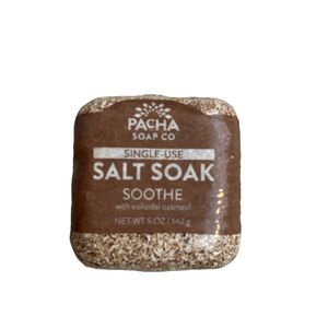 Pacha Soap Co.'s Salt Block, Soothe, 1 Count, 5 oz Colloidal Oatmeal